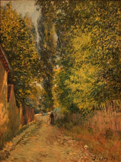 Alrededores de Louveciennes de Alfred Sisley